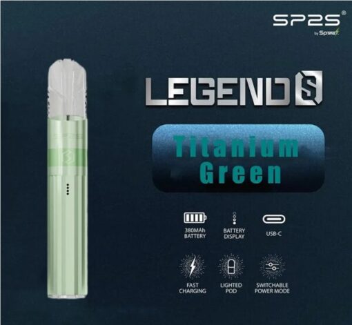 SP2S新款傳奇主機 一代通用 電鍍鈦色電子菸桿