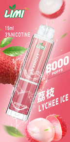 LIMI發光拋棄式8000口 一次性電子煙 辣妹發光桿-VAKAVAPE糖果屋