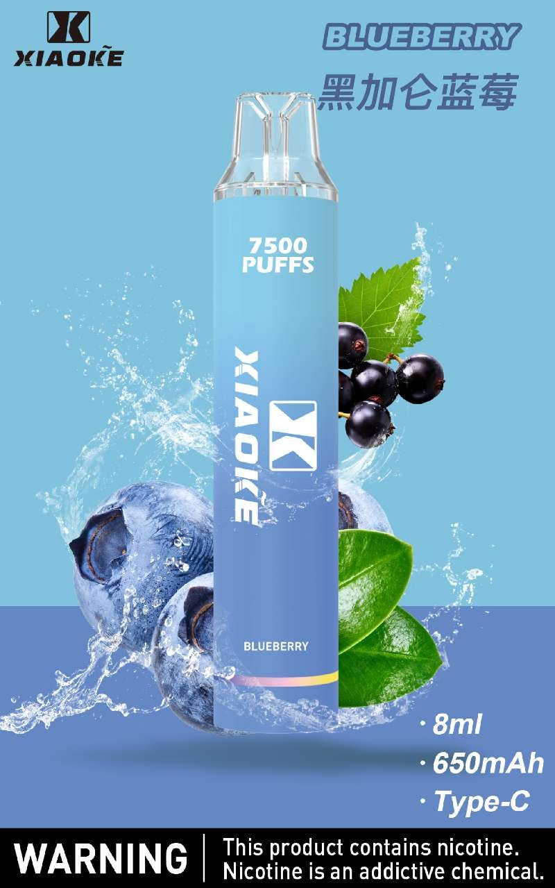 XIAOKE梟客拋棄式 7500口 一次性電子霧化棒