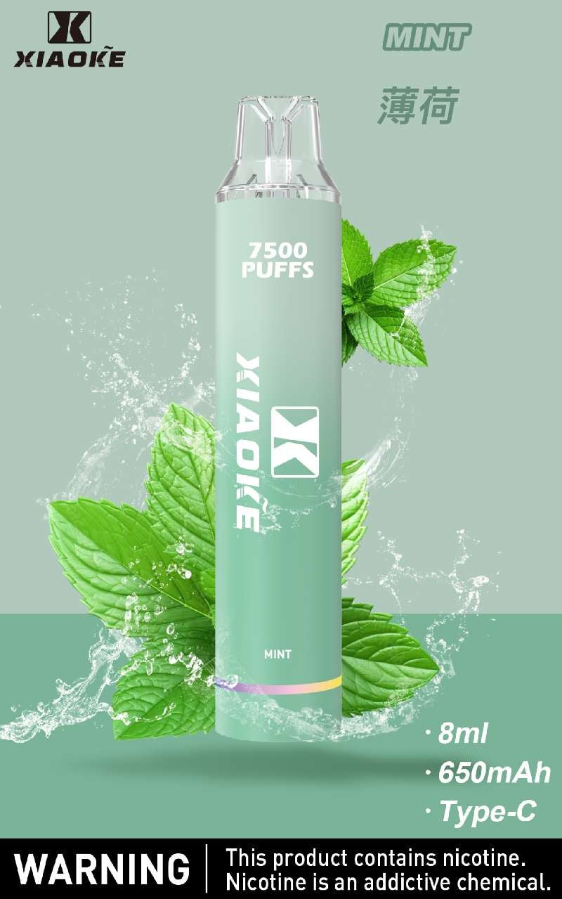 XIAOKE梟客拋棄式 7500口 一次性電子霧化棒