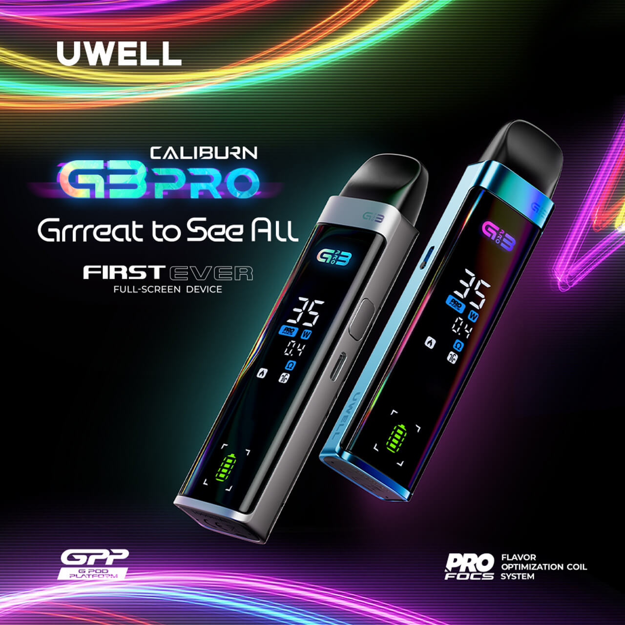 UWELL Caliburn G3 Pro Pod咖哩棒 套裝